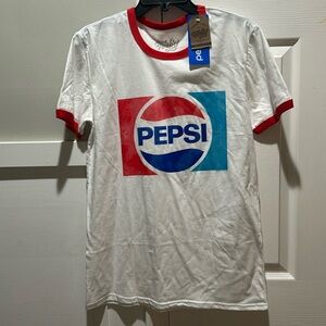 NWT Pepsi Ringer graphic tee